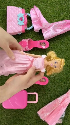 So Cute Disney Princess Doll Beauty Set 😍 | ASMR Unboxing Toy #asmr #shorts