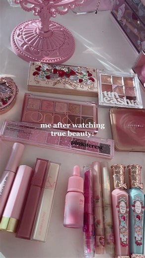 Obsessed with True Beauty Pink Makeup | Aesthetic Makeup Tutorial