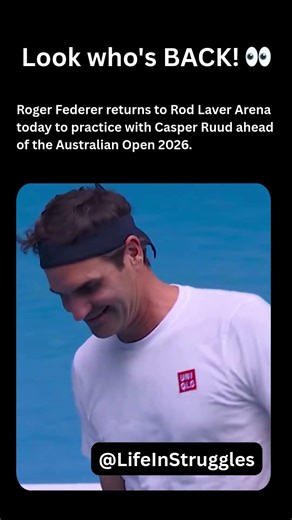 Look who is back 👀 #ausopen2026 Prep #tennis #viralshorts #viral #trending #ausopen #tennisshorts