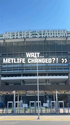 MetLife is getting ready for FIFA World Cup 2026 ⚽👀 #metlifestadium #worldcup2026 #fifa2026 #newjersey #nj