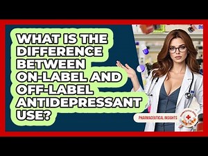 What Is The Difference Between On-label And Off-label Antidepressant Use? - Pharmaceutical Insights