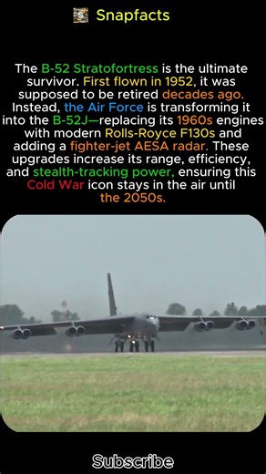 Why the B-52 Will Fly for 100 Years 🇺🇸💣 #shorts