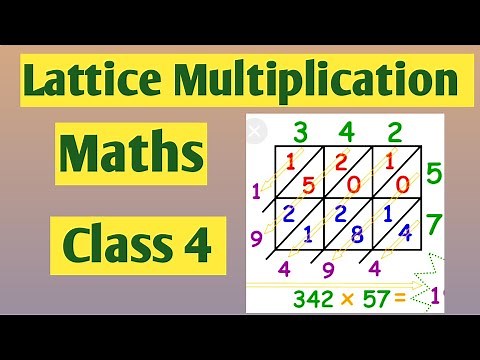 Lattice Multiplication for class 4 / Maths for class 4