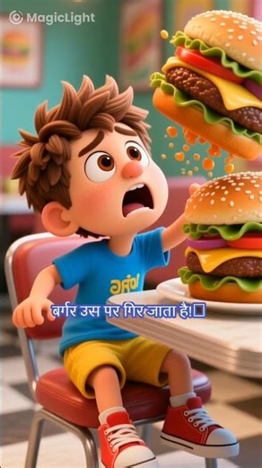 Tommy & Burgers ! Funny Cartoon Animation