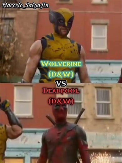 Deadpool (DAW) vs Wolverine (DAW) #deadpoolandwolverine #shortvideo #edit