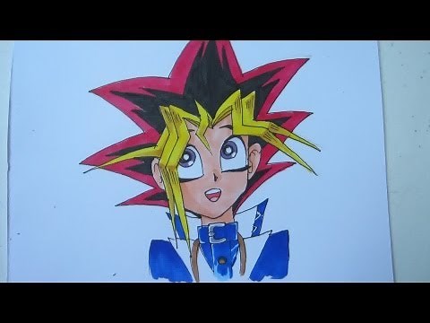 How to draw Yugi