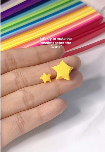 How to Make the World's Smallest Paper Star Tutorial