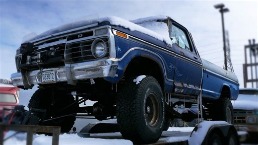 【4K】放松解压：500美元收的1975年款福特F150皮卡重新维修翻新 | 作者：SimonFordman | 机翻中文