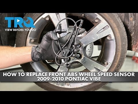How to Replace Front ABS Wheel Speed Sensor 2009-2010 Pontiac Vibe
