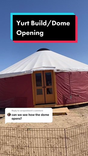 Reply to @sarapaddock #NeverStopExploring #mypacificyurt #yurtbuild #yurtliving #yurtlife #yurts #dome #foryoupage #foryou #fyp #fy #yurtlove #qanda