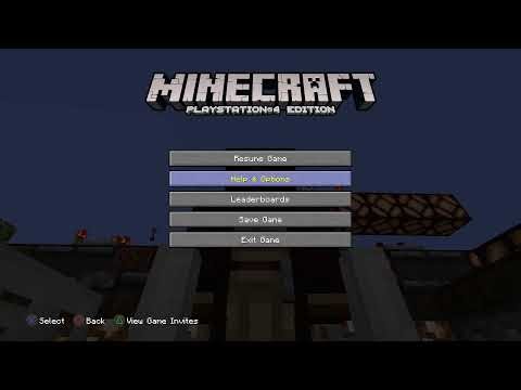 MINECRAFT PS4 PRO LEGACY EDITION INVERT LOOK SOUTHPAW TOGETHER TRAINING. W-KX-LiVE_MiND-Z Gameplay.