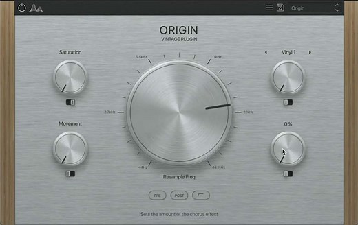 Origin Vintage Plugin by Cymatics - Tape Emulation Plugin VST3 Audio Unit