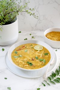 Dal Dhokli (Lentil Soup with Homemade Dumplings)