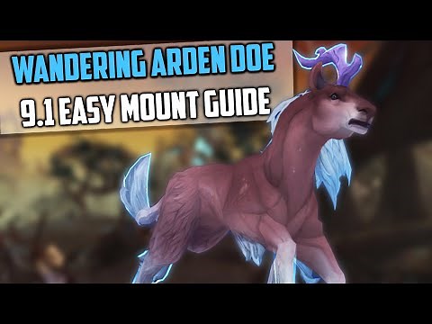 Wandering Arden Doe Easy Mount Guide - 9.1 Shadowlands WoW - Maelie the Wanderer