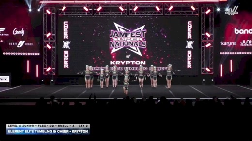 Element Elite Tumbling & Cheer - Krypton [2026 L4 Junior - Flex - D2 - Small - A DAY 2] 2026 JAMfest Cheer Super Nationals