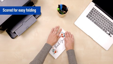 Avery Printable Greeting Cards with Envelopes, 5.5" x 8.5" (3378)