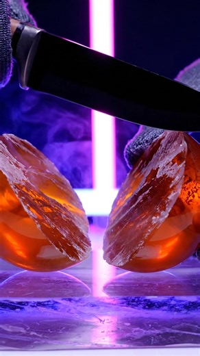 8.2K views | Watch as a amber smoke orb is sliced on a crystal board using a obsidian knife. This AI-generated video blends surrealism with ASMR satisfaction for a unique visual experience. #ai #asmr #satisfying #cutting #aivideo #abstract  Enjoy special Audible offers → https://amzn.to/3JuAjr6 ️ Exclusive NordVPN discount → https://go.nordvpn.net/SHATH | AI Satisfying Videos | Facebook