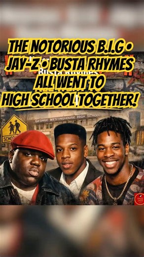 ‼️The Notorious B.I.G• Jay-Z• Busta Rhymes‼️all went to high school together‼️#facts #didyouknow