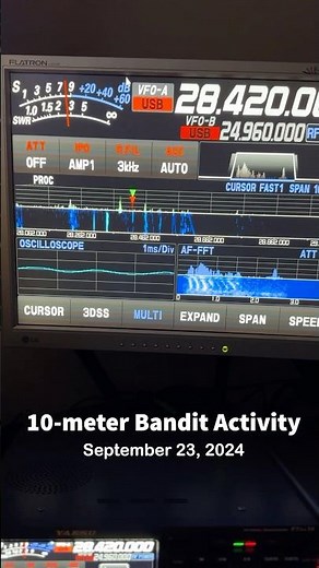 10-meter Band Activity 9-23-2024 #hamradio #hf #propagation #hfclock