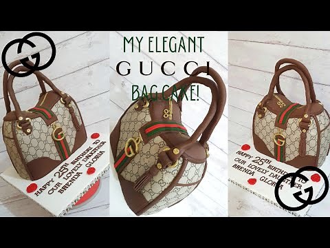 My Gucci HandBag Cake Tutorial 👜🎂😍