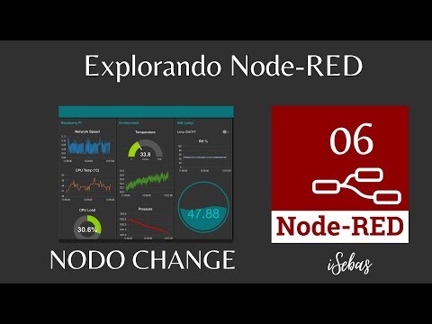 SERIE NODERED - NODO CHANGE - INSTALAR NODOS
