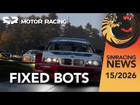 Sim Racing News 15/2026: Project Motor Racing Update Fixes Bots, Rain, and Gear Ratios