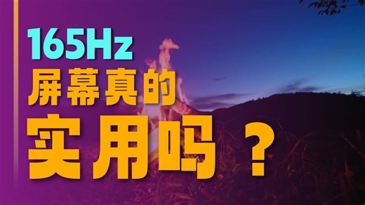 【极客湾】观众：165HZ屏幕真的实用吗？