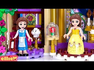 I built a tiny display nook for Belle 🌹 LEGO custom room build