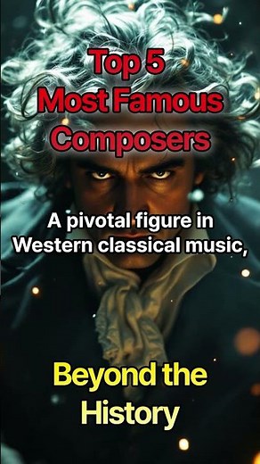 Top 5 Most Famous Composers in History