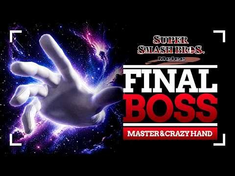 SUPER SMASH BROS MELEE | FINAL BOSS - MASTER & CRAZY HAND (WITH KIRBY) 🎮💪