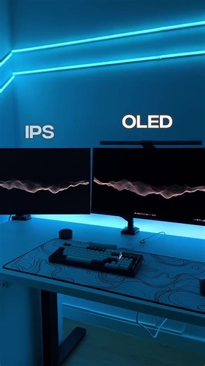 IPS vs OLED Monitor #tech