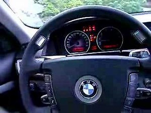 BMW 745i Engine Start