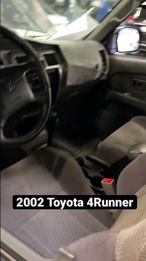2002 Toyota 4Runner 2WD Automatic.