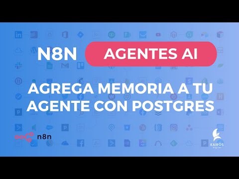 Tutorial N8N - Agrega memoria a tu agente de AI con Postgres | #n8n #postgres #agentesai