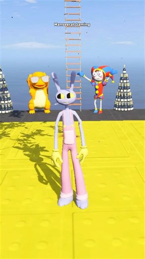 GTA 5 EPIC CRAZY WATER RAGDOLLS JUMP/FAILS JAX VS TUNG TUNG SAHUR #shorts #gta5