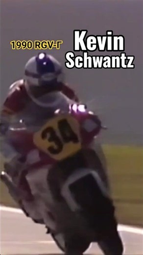 1990 ケビン・シュワンツ｜SUZUKI RGV-Γ500 #2stroke 500cc SOUND｜＃Shorts #Legendidx #KevinSchwantz