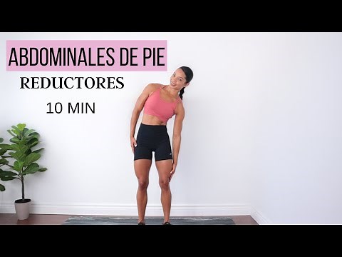 ABDOMINALES DE PIE para Reducir Cintura y Aplanar Abdomen | Ejercicios para Reducir Cintura rápido