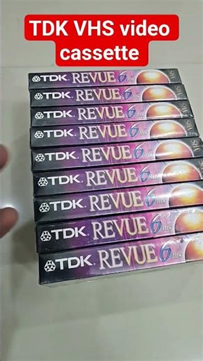 TDK VHS blank video cassette new seal pack for sale 9023321435