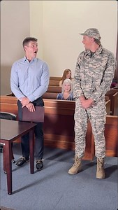 Soldiers homecoming saves brothers life 🥹 Soldier returns home to testify for brother in court. #homecoming #court #surprise | Jamie and Blake