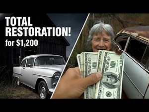 I Found a 1955 Chevrolet Tri-Five for $1,200. Then Brought It Back to Life! |ASMR Car Restoration