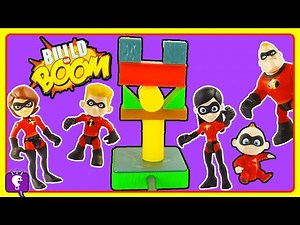 The Incredibles Toys Play: Build or Boom Game by HobbyKidsTV - Videos For Kids