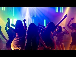 Party in a Disco with music and people Dancing and Talking ​ 🪩​🎶 // Crowd Sound Effect