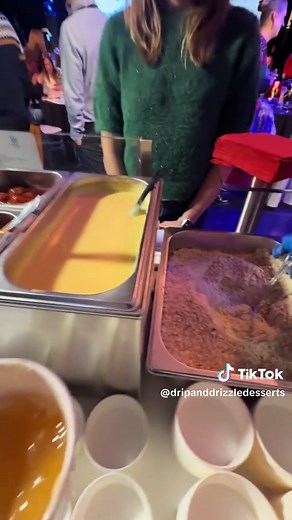 Crumble and Custard Station at Christmas Markets