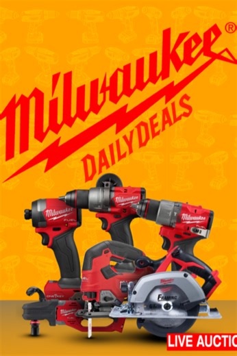 $1 Milwaukee Power Tools New Sudden Death 1/10/26 | eBay Live Video