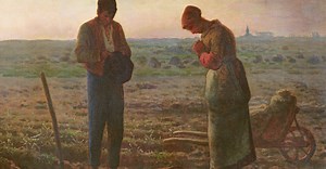 L'Angélus de Jean-François Millet - Reproduction tableau