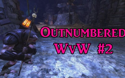 [激战2/Vallun/外挂中字]论战场单走以少胜多 #2 利用地形（鼹鼠地洞篇）