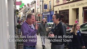 12K views · 246 reactions | Ennis has been announced as the Retail Excellence Friendliest town in Ireland. We took to the streets to find out why our businesspeople (and customers) are so damn likable! | The Clare Echo | Facebook