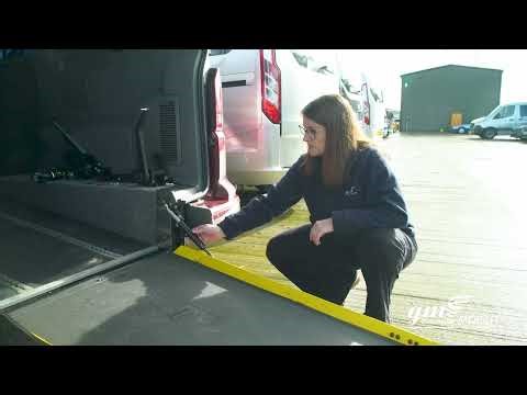 How to manually override a Linak powered wheelchair ramp