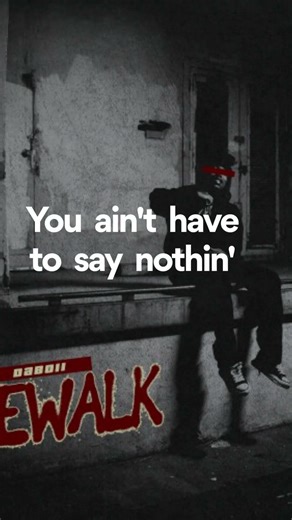 DaBoii, Sidewalk (Lyrics - Chorus)