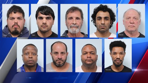 MUGSHOTS: Springfield police arrest nine men in crackdown on prostitution